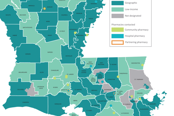Map demonstrates opportunity for impact in Louisiana